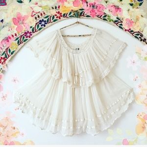 QUARAN-CLEAN OUT Mexican Gauze Mini Dress